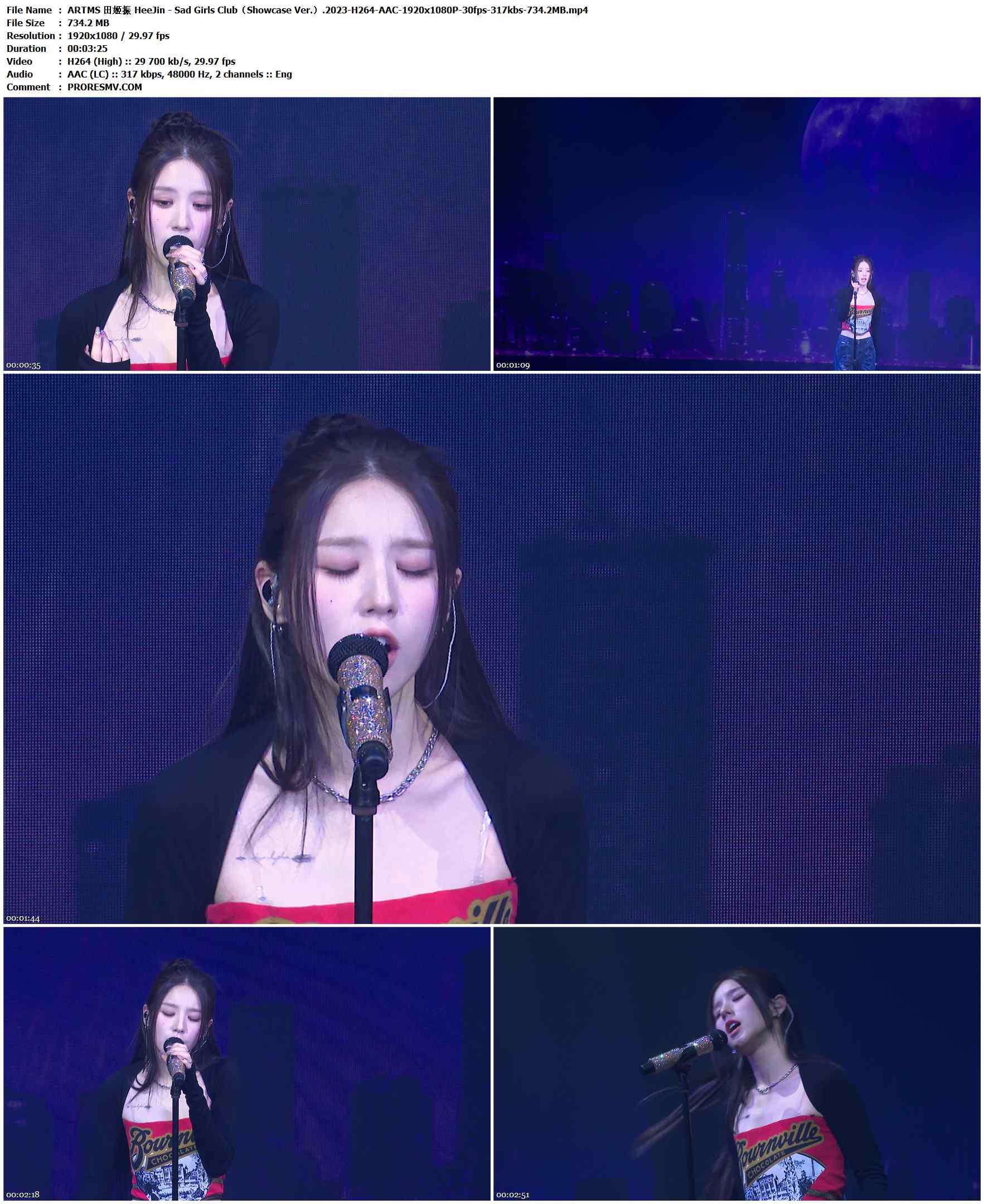 ARTMS 田姬振 HeeJin - Sad Girls Club（Showcase Ver.）.2023-H264-AAC-1920x1080P-30fps-317kbs-734.2MB官方MV_高清MV